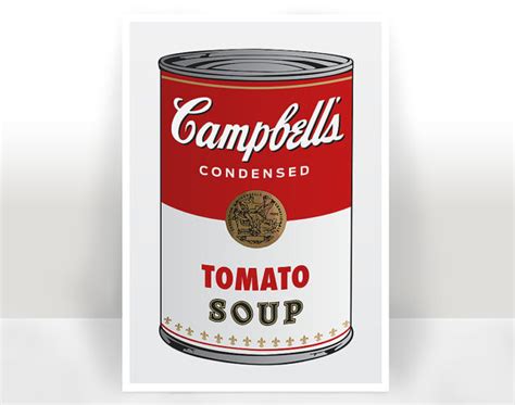 Campbell's Soup Art Print Poster Many Sizes - Etsy | Campbell soup art ...