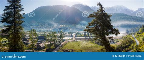 View of Kashmir Valley, Landscape Panorama Stock Photo - Image of jammu ...