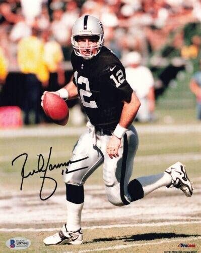 Rich Gannon Signed 8x10 Photo Oakland Raiders (BAS U97442) in...