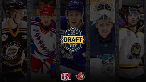 Senators build for the future with five picks in the 2023 NHL Entry ...