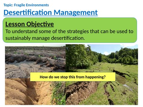 Desertification Management | Teaching Resources