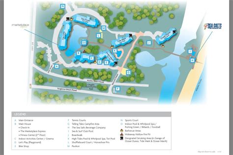 Marriott Grande Ocean Hilton Head Resort Map | Printable Templates Free