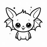 Bat Coloring Page sketch template