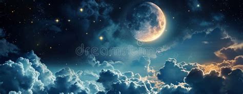 Night sky with clouds stock image. Image of violet, blue - 321969493