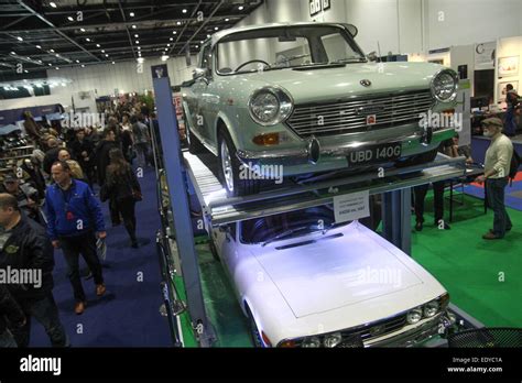 London, UK - 11 January 2015. Hundreds of car enthusiasts attended the ...