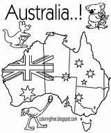 Coloring Pages Australia sketch template
