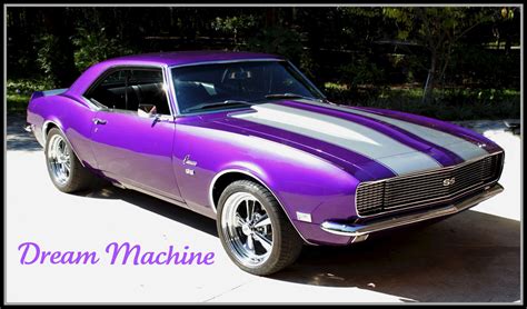 this is how i want my camero to look, maybe slightly darker purple | 1968 camaro, Camaro, Purple car