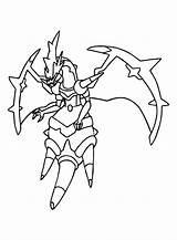 Pokemon Zekrom Coloring Pages sketch template