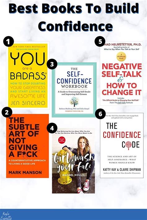 best books to build confidence in 2020 | Self confidence books, Self help books, Self confidence