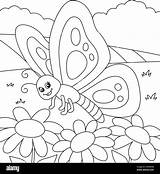 Preschool Butterfly Coloring Pages sketch template