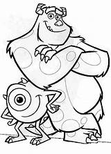 Monsters Inc Coloring Pages To Print Sketch Page sketch template