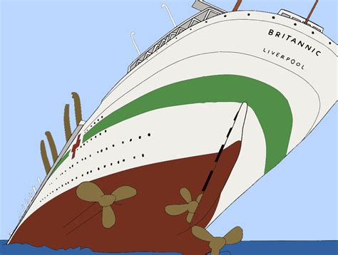 The Britannic Sinking