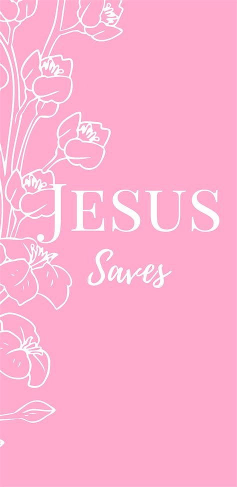 Jesus Saves Christian Mobile Phone and Screensaver Black White Floral Roses HD phone wallpaper ...