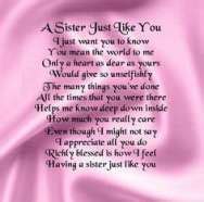 Birthday Quotes For Sister Not By Blood - ShortQuotes.cc