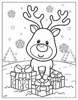 1000 Christmas Coloring Pages Free PDF Printables  Rudolph coloring sketch template