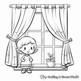 Window Coloring Pages  Free & Printable sketch template