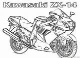 Kawasaki Dirt Bike Coloring Pages sketch template