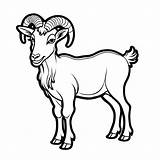 Goat coloring Page Lulu Pages sketch template