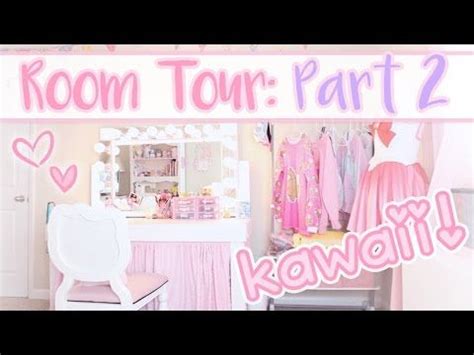 Kawaii Room Tour: Part 2 | Updated Room Tour | Room tour, Kawaii room, Kawaii room decor