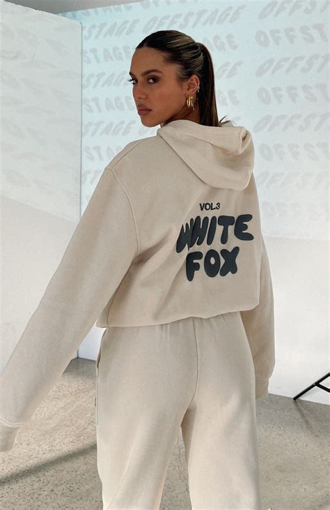 Offstage Hoodie Pebble | Fox hoodie, White fox, Clothes