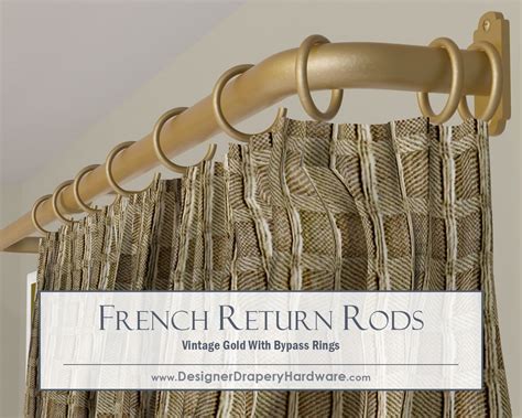 french curtain rods - Living Room Solutions How to Design Small Spaces With Style