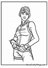 Fortnite Coloring Pages Recon Expert sketch template