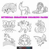 Free Mythical Creatures Coloring Pages For Kids  35 Printable Sheets sketch template