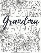 Great Grandma Coloring Pages sketch template