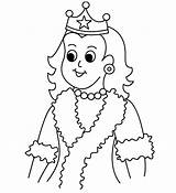 Queen Smiles sketch template