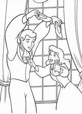 Prince With Cinderella Coloring Page  Free Printable Pages sketch template