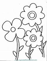 Spring Flowers Coloring Page For Kids  Free Printable No YOU Need sketch template