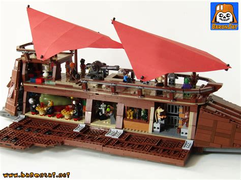 Jabba Sail Barge Lego moc custom model