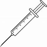 Syringe Coloring Page sketch template