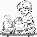 Pottery Coloring Pages  Free & Printable sketch template