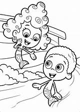 Bubble Guppies Coloring Book Game Pages sketch template
