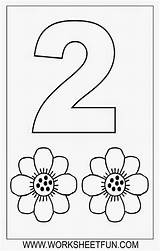 Number 2 Worksheets For Children sketch template