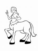 Centaur coloring Pages sketch template