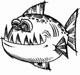 Funny Fish Coloring Pages At GetColoringscom  Free Printable sketch template