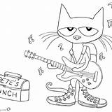 Pete The cat coloring Pages crafts – Artofit sketch template