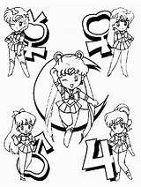 SAILOR SATURN COLORING PAGE  Coloring Home sketch template
