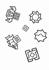 Free Geometry Coloring Pages Pdf  Coloringfoldercom sketch template