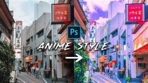 Photo into Anime Style Effect - Anime Effect in Photoshop - Photoshop ...