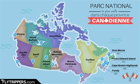 Le parc national le plus visité dans chaque province canadienne sur une ...