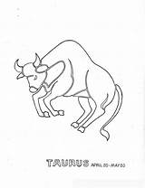 Taurus Zodiac Sign Coloring Pages sketch template