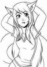 Furry Body Coloring Pages sketch template