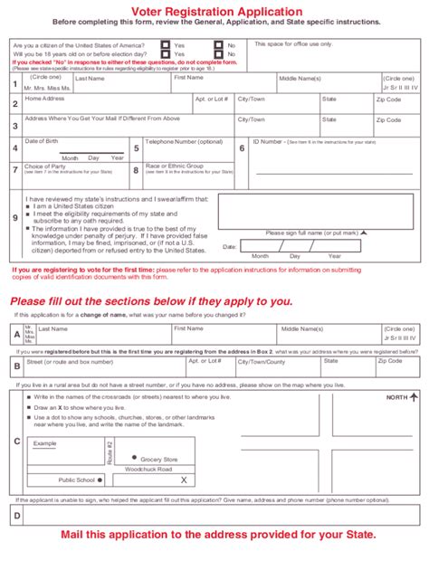 California Voter Registration 2003-2024 Form - Fill Out and Sign ...