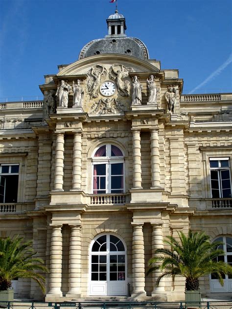 RENAISSANCE ARCHITECTURE, France develops Classicism; detail of garden facade, Luxembourg Palace ...