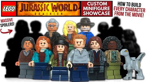 LEGO JURASSIC WORLD: DOMINION Custom Minifigure Showcase - YouTube