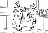 Shopping Malls Colouring Pages Sketch Coloring Page sketch template