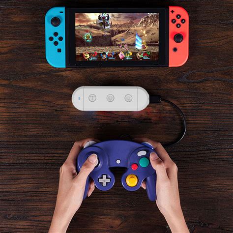 Handle Adapter Converter Wireless Connection Nintendo Switch Classic GameCube GC Wii Game ...